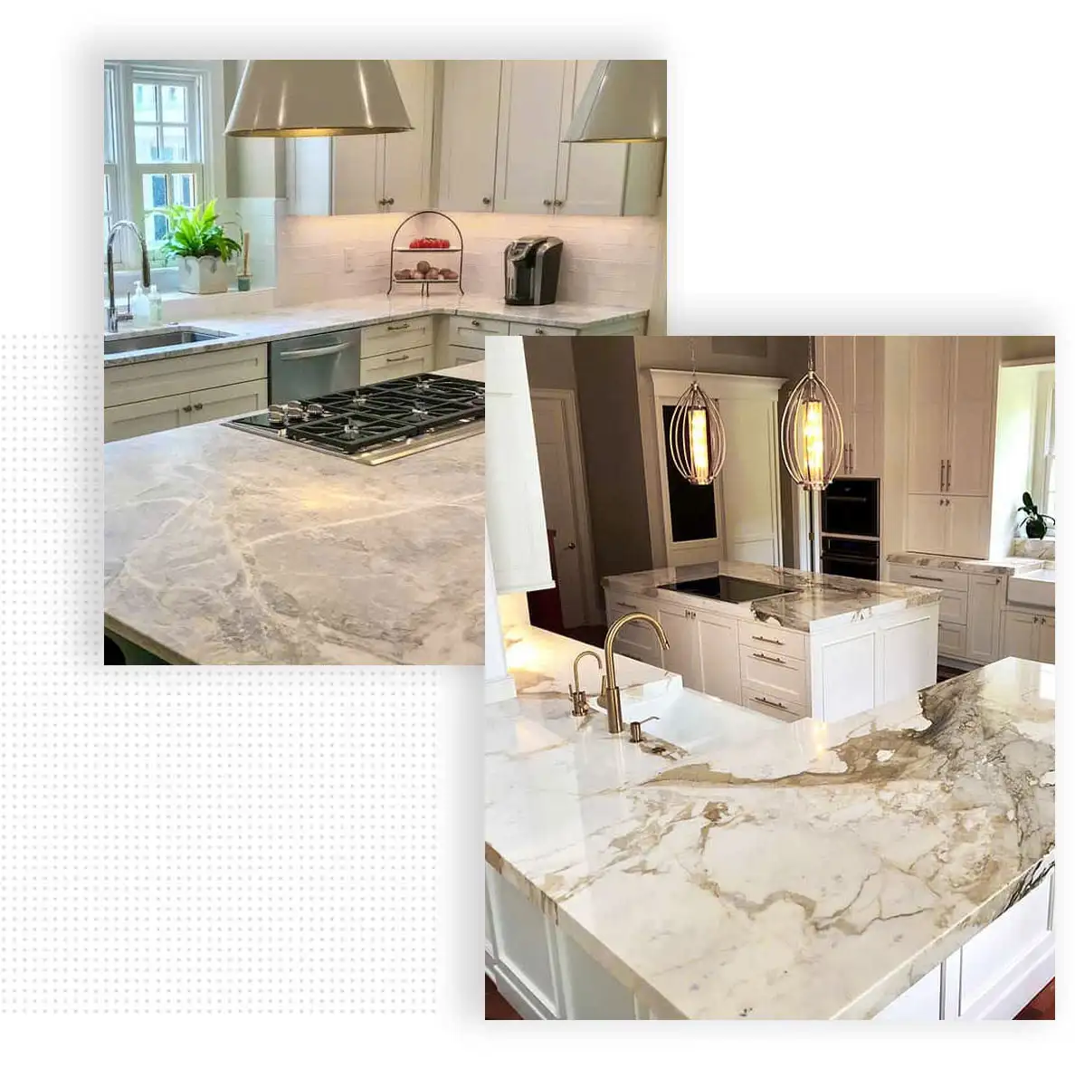 Marble Kitchen Countertops at AA Granite Fabrication in Carrollton, TX